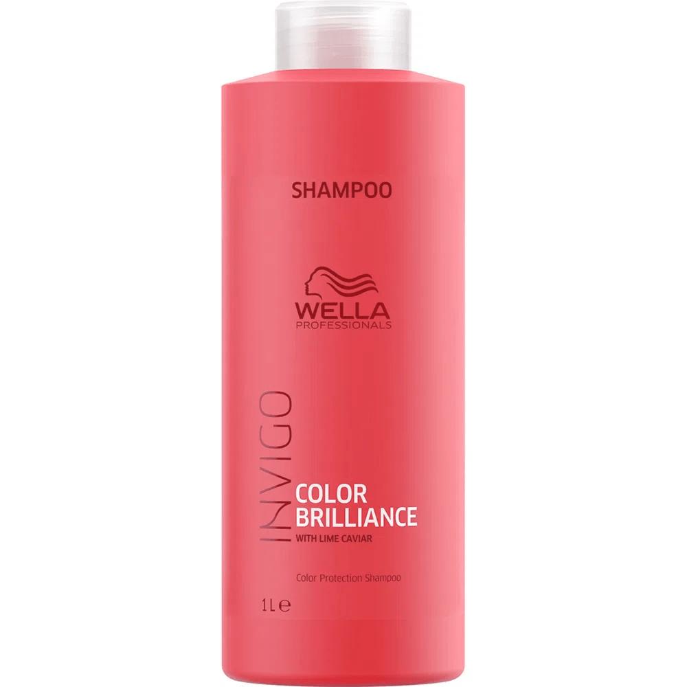 Wella Professionals Invigo Color Brilliance Colour Protection Shampoo – 1L Shampoo/Conditioner Wella