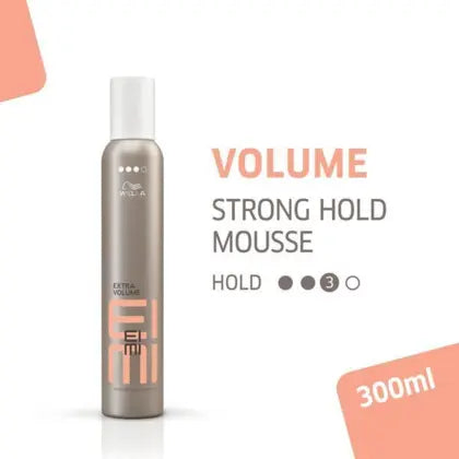 Wella EIMI Extra Volume Hair Mousse 300ml Hair Styling Product Wella