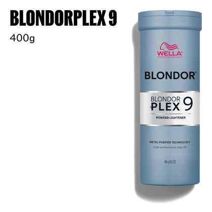 Wella Professionals BlondorPlex Multi Blonde 9 Powder Lightener 400g – Dust-Free Hair Bleach Bleach - Lighteners Wella