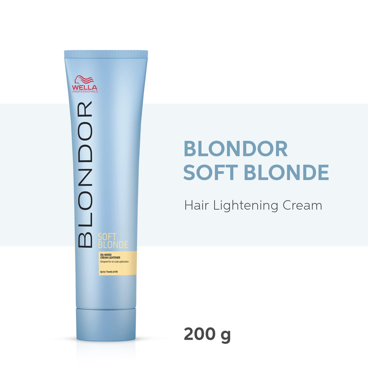 Wella Professionals Blondor Soft Blonde Hair Lightening Cream – 200g Bleach - Lighteners Wella