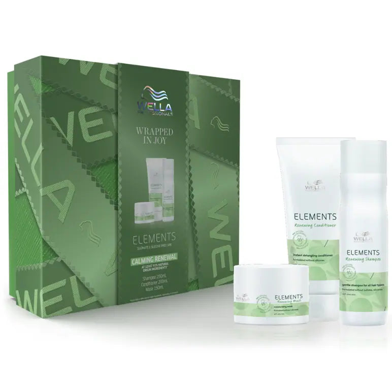 Wella Elements Trio Sulfate and Silicone Free Care Pack Gift Pack Wella