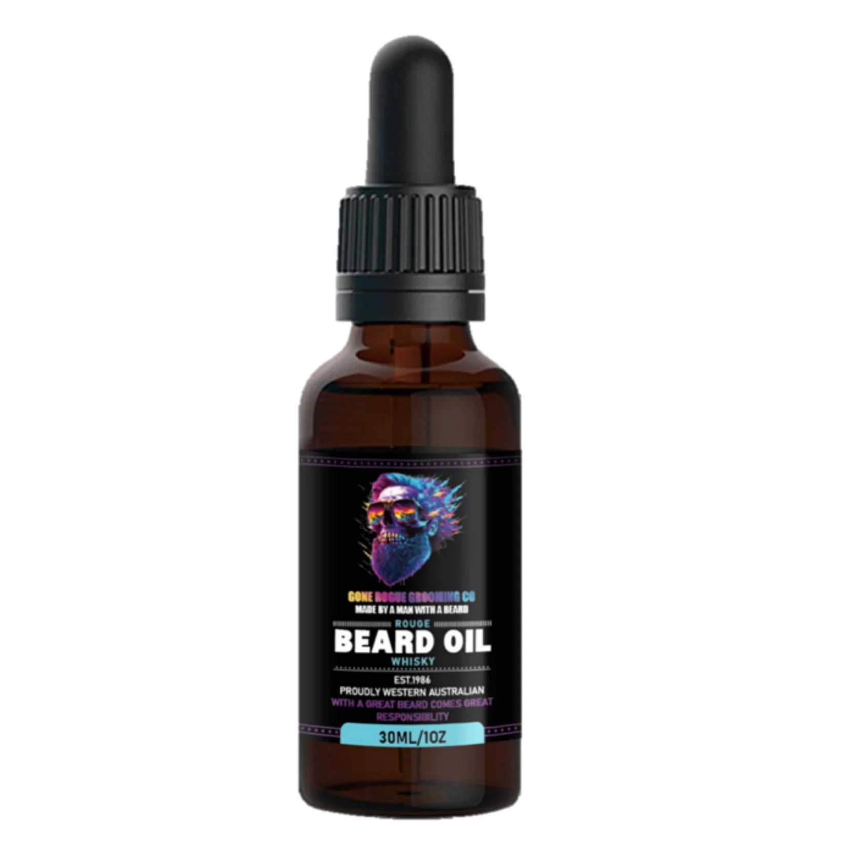 Gone Rogue Grooming Co. Beard Oil 30ml - Whisky Beard - Moustache Care Gone Rogue Grooming Co.