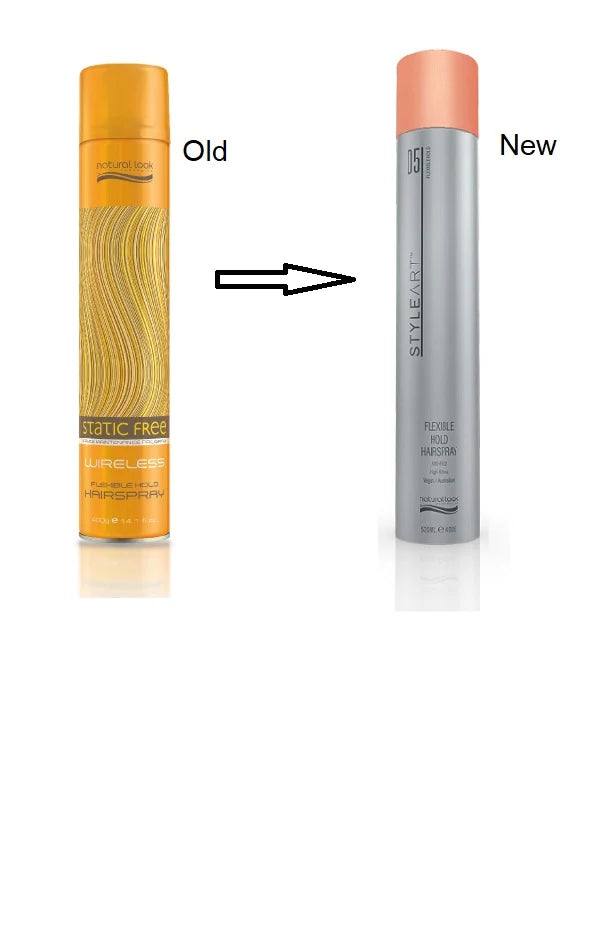 Natural Look StyleArt Flexible Hold Hairspray 400g Hair Spray Natural Look