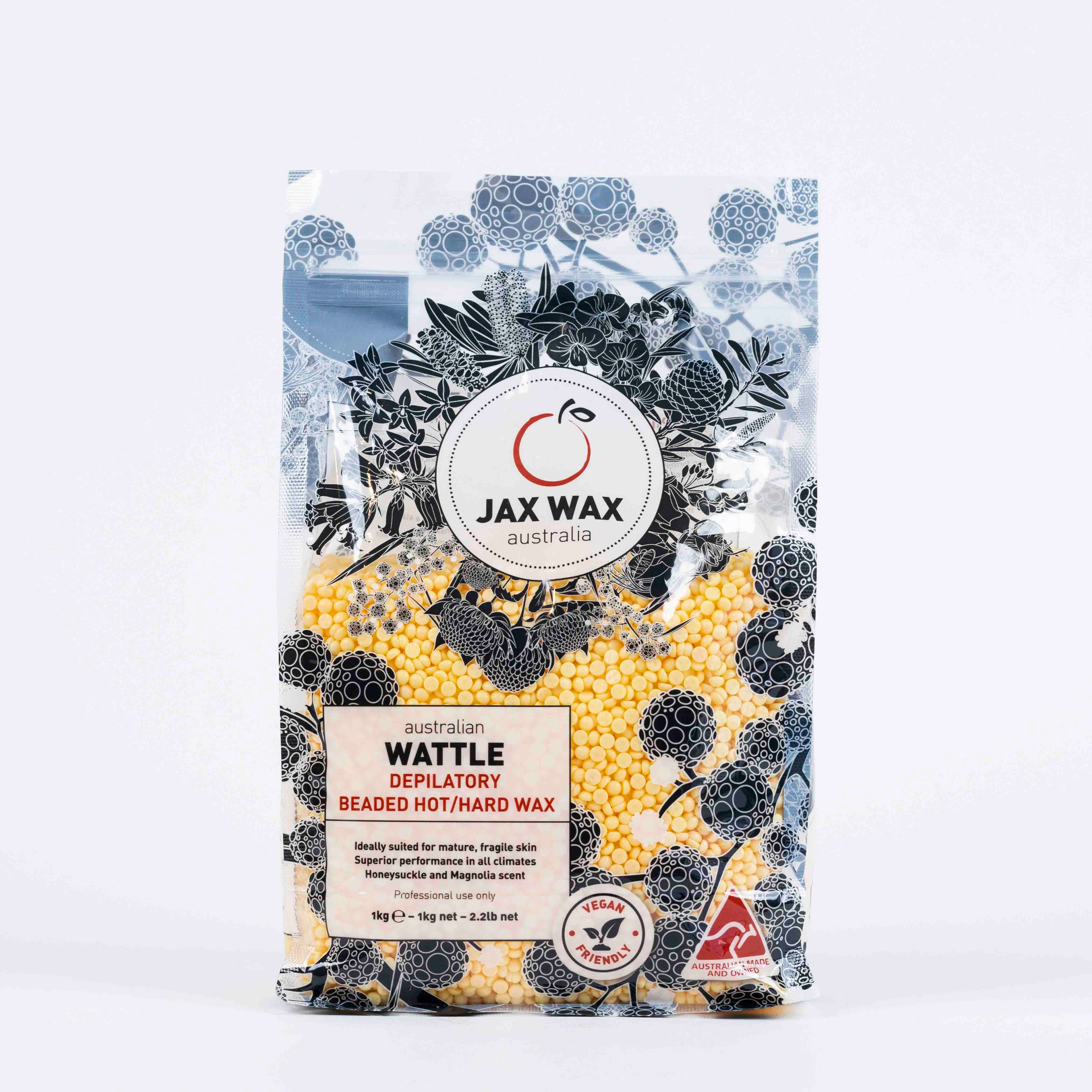Jax Wax Australian Wattle Hot Wax Beads 1kg Waxing Jax Wax