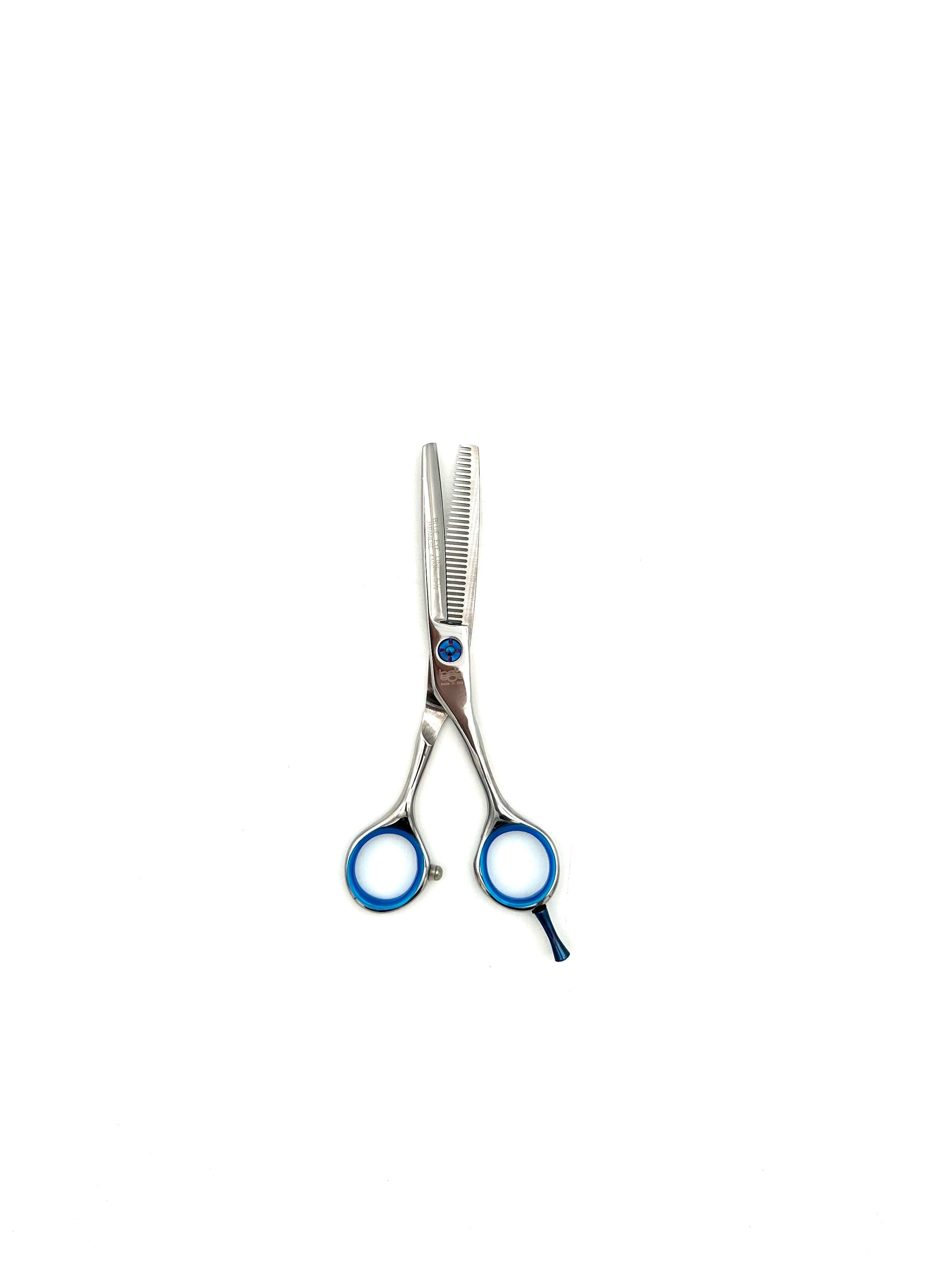 BOB Blue Eye Line 5.5 Inch Thinning Scissors Japanese Steel - Made In Italy Scissors Bob