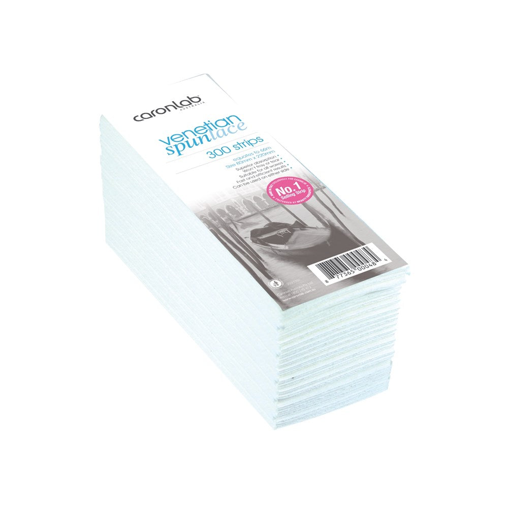 Caronlab Venetian Spunlace Wax Strip 300pk Waxing Caronlab