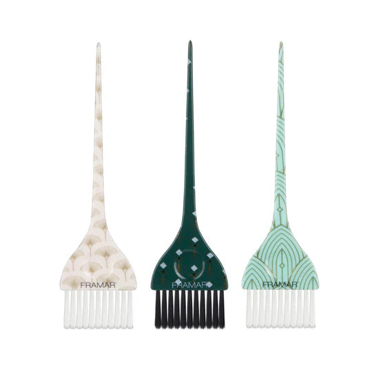 Framar Cheers Haters Classic Color Brush 3pc Hair Brush Framar