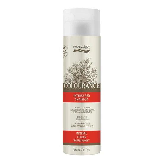 Natural Look Colourance Intense Red Shampoo 250ml Shampoo/Conditioner Natural Look