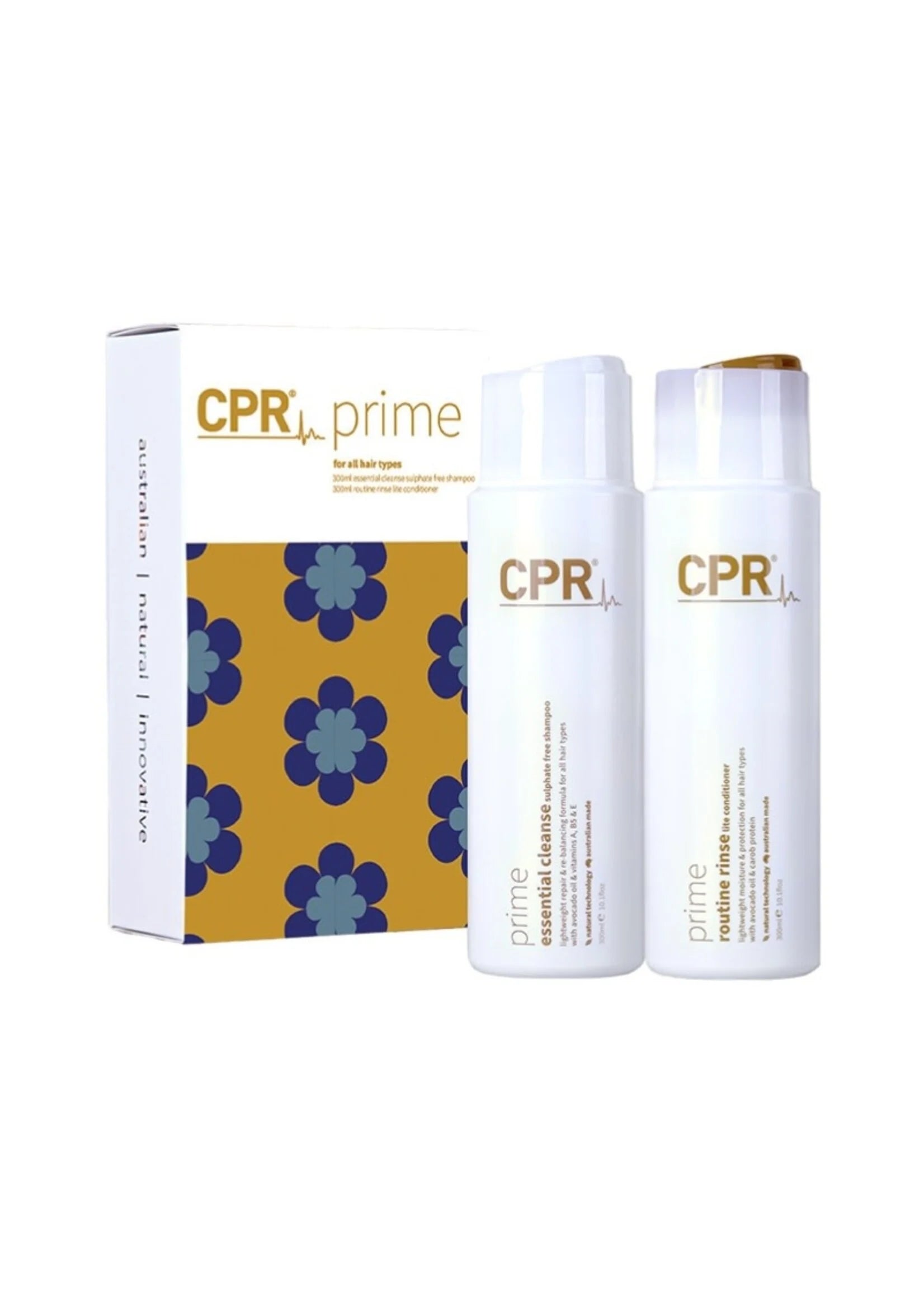 CPR Prime Duo pack - 2 x 300ml Shampoo/Conditioner Vitafive CPR