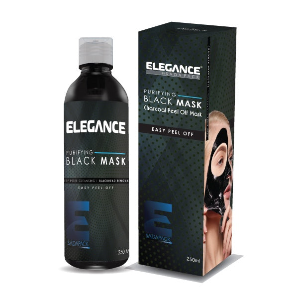 Elegance Charcoal Black Mask 250ml Facial Products Elegance