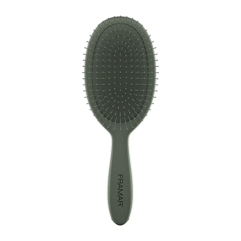 Framar Neutrals Detangle Brush Evergreen Hair Brush Framar