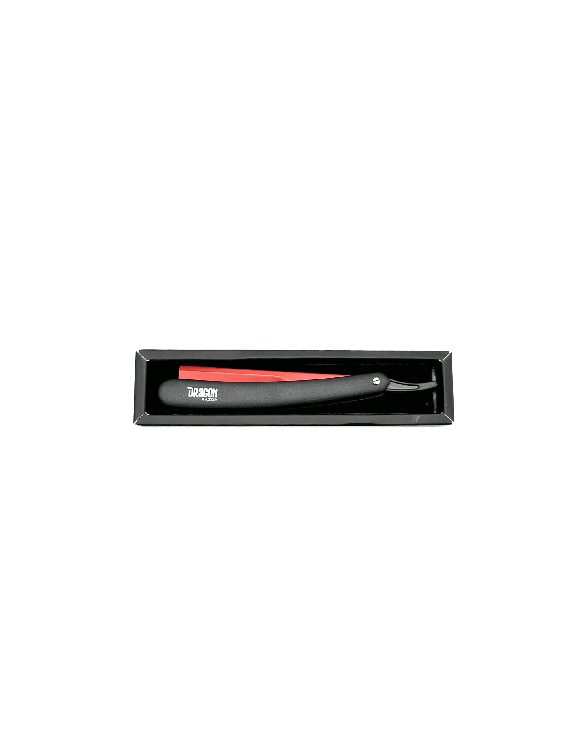 Dragon Razor Cut Throat Single Edge Razor Black and Red Razors Dragon Razor