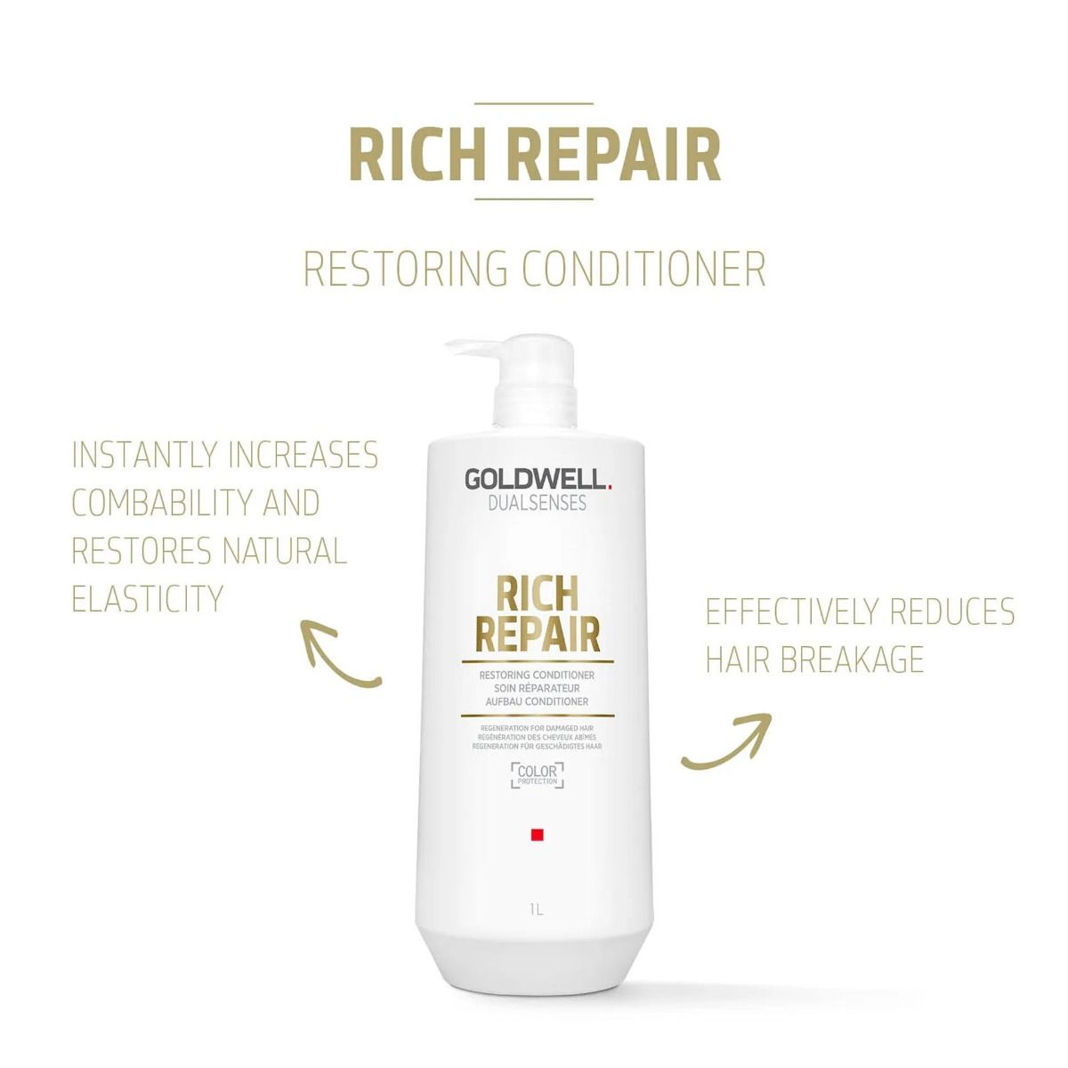 Goldwell Dualsenses Rich Repair Restoring Conditioner 1L Shampoo/Conditioner Goldwell