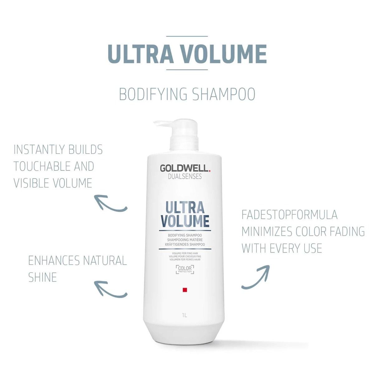Goldwell Dualsenses Ultra Volume Bodifying Shampoo 1L Shampoo/Conditioner Goldwell
