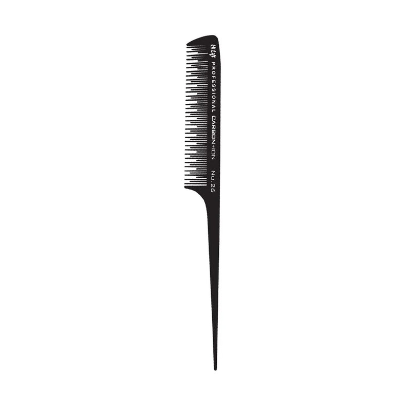 Hi Lift Carbon + Ion Plastic Tail Teasing Comb No. 26