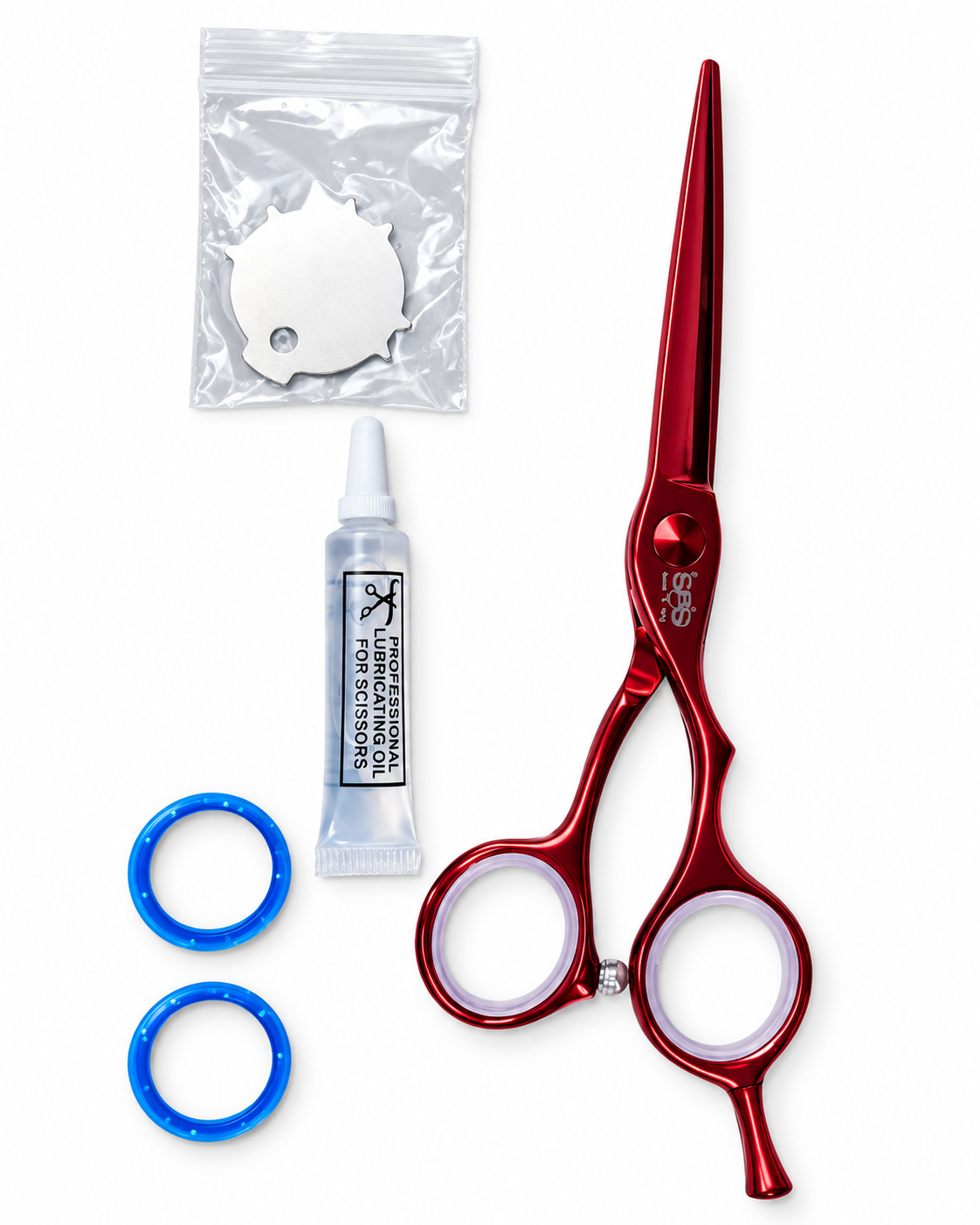 BOB Professional Fire Cut Edition 5.5 Inch Japanese Steel Scissor 440C - Made In Italy