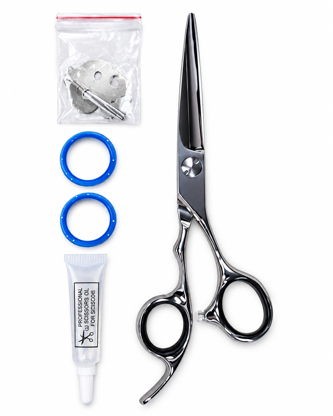 BOB Professional X-Blade Edition 5.5 Inch Japanese Steel Scissor 440C - Made In Italy