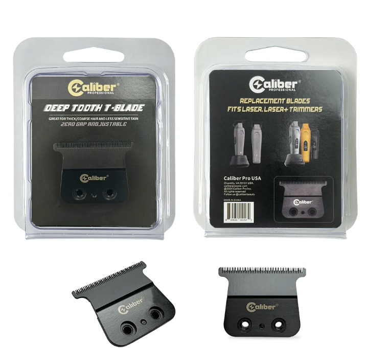 Caliber Laser Deep Tooth T-Blade Replacement Trimmer Blade Trimmer/Clipper Blades Caliber