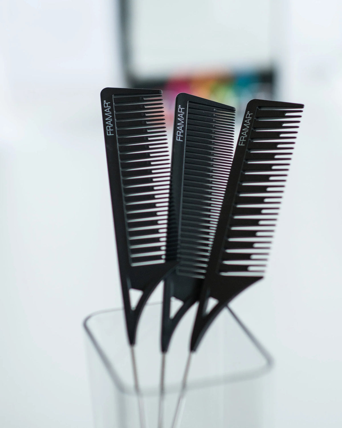 Framar Dreamweaver Highligting Combs Black 3pk Colouring Accessories Framar