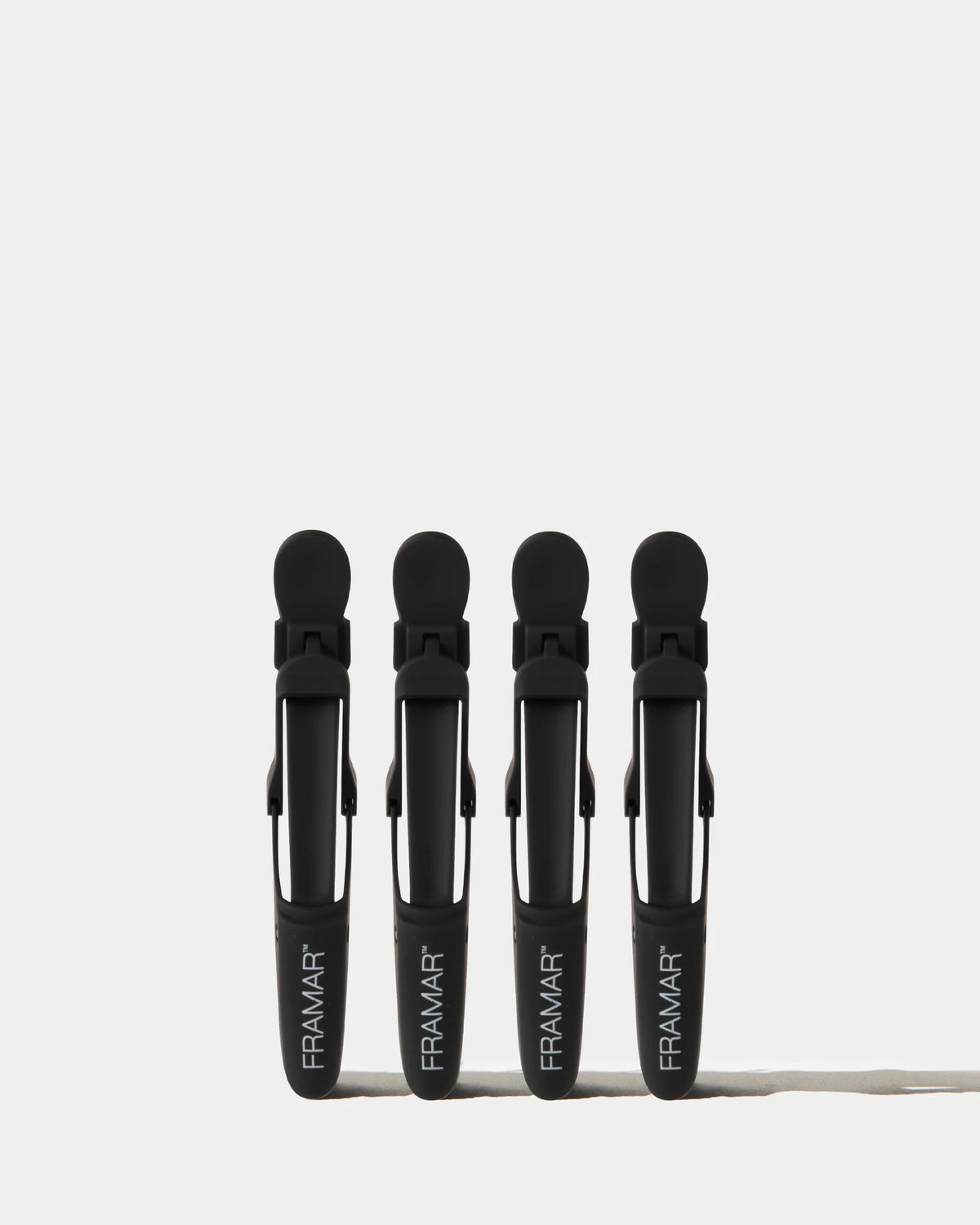 Framar Gator Grips Black 4pk Hair Clips- Ties - Accessories Framar