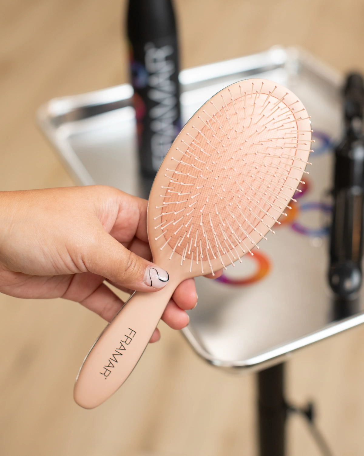 Framar Detangle Brush - Champagne Mami Hair Brush Framar