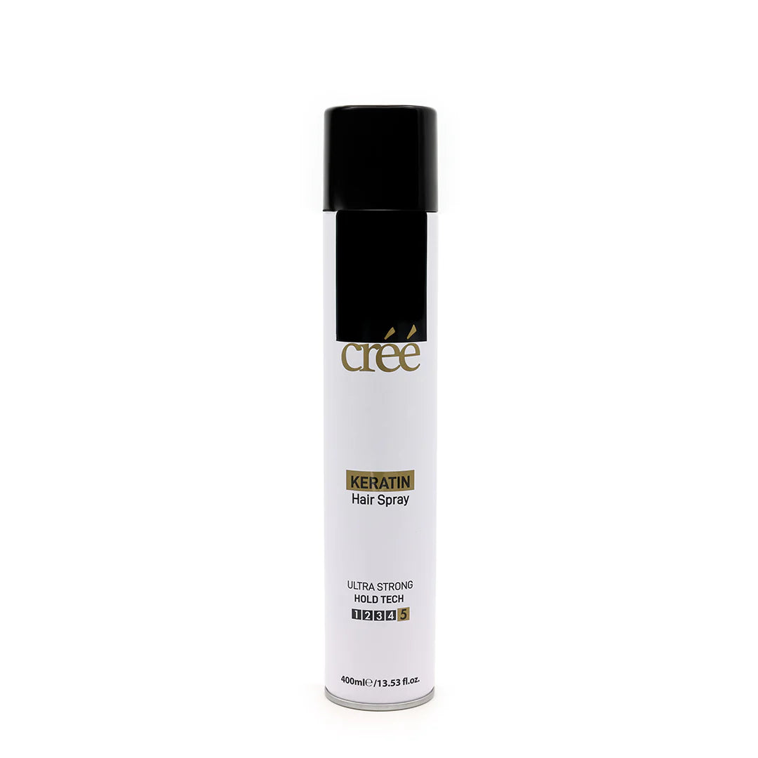 Cree Keratin Hair Spray Ultra Strong 400ml Hair Spray Cree