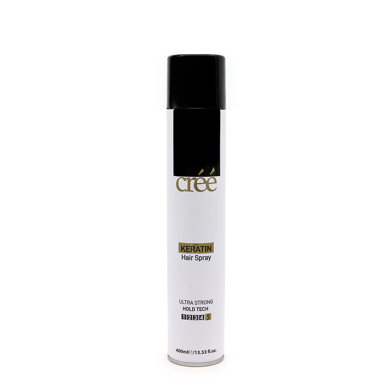 Cree Keratin Hair Spray Ultra Strong 400ml Hair Spray Cree