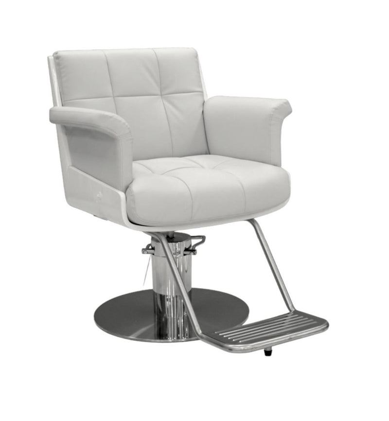 Karma Nowra Salon Chair Grey/Chrome 02121902 Retail Karma