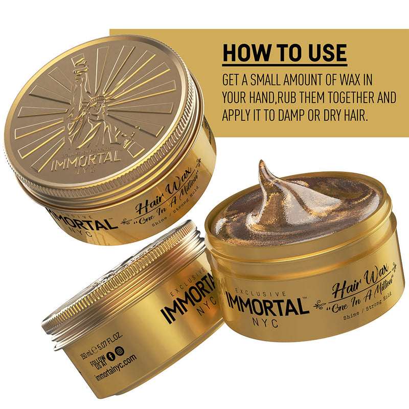 Immortal NYC One In A Million Hair Wax 150ml Hair Wax Immortal