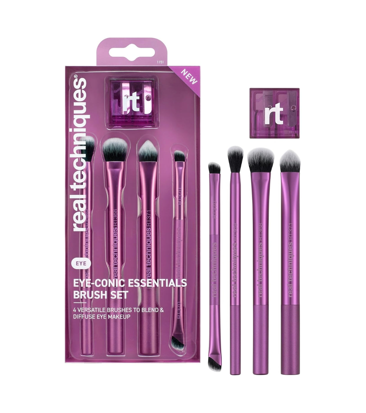 Real Techniques Eye-conic Brush Set Make Up Brushes Real Techniques