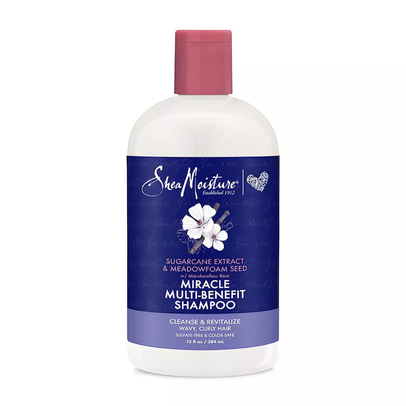 Shea Moisture Sugarcane & Meadowfoam Seed Miracle Multi-Benefit Shampoo 384ml