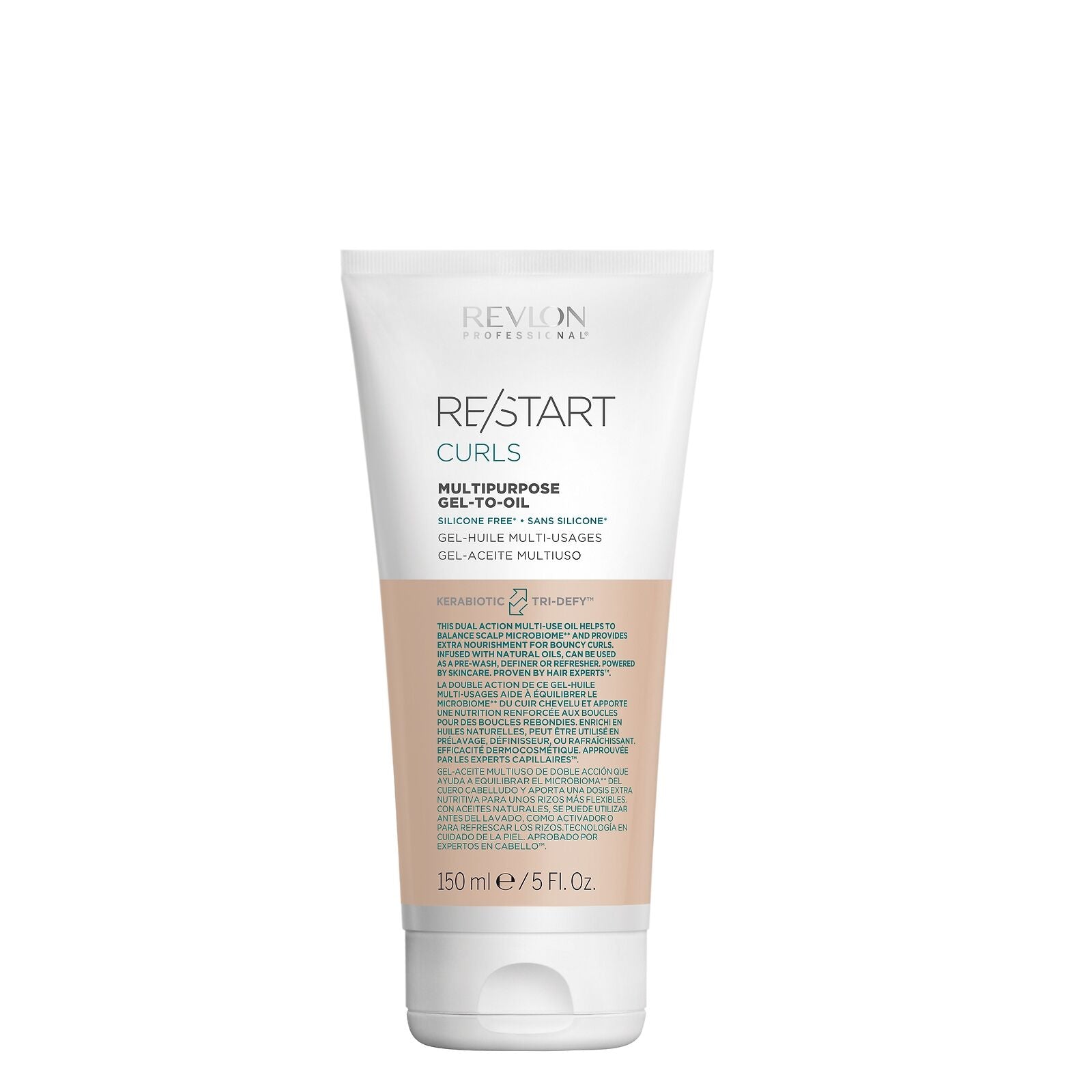 Revlon Restart Curls Multipurpose Gel to Oil 150ml Hair Care Revlon