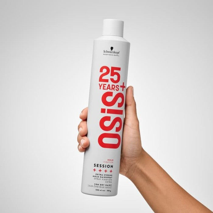 Schwarzkopf Osis+ Session 25 years Extra Strong Hold Hairspray 500ml Hair Styling Product Schwarzkopf