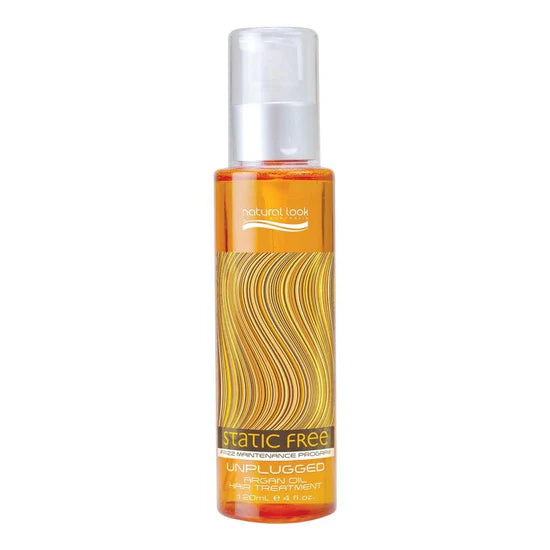 Natural Look Static Free Unplugged Argan Oil Hair Treatment 120ml Hair Oil and Serum Natural Look