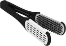 Bob Straightening V Brush Vented Black and White Hair Brush Bob