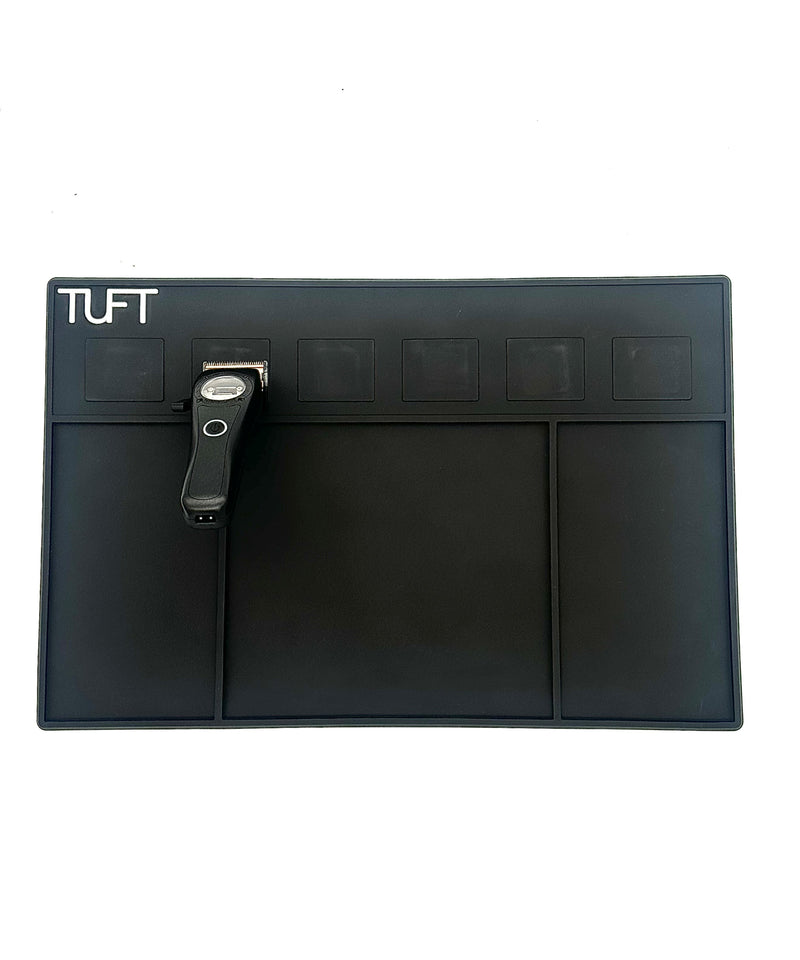 TUFT Magnetic Station Mat Black Barber Accessories Tuft