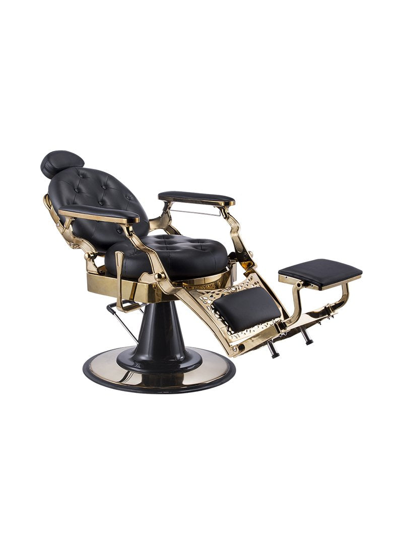 4x Karma Barber Chair Gold Coast - Gold & Black 04030103 Barber Chair Karma