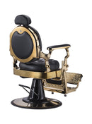 4x Karma Barber Chair Gold Coast - Gold & Black 04030103 Retail Karma