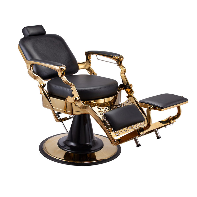 Karma Noosa Barber Chair in reclining position