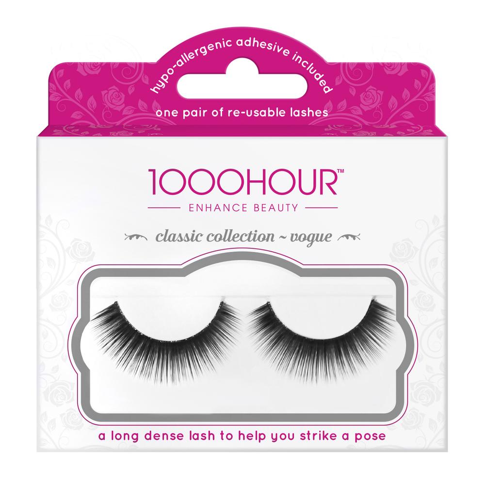 1000 Hour Classic Collection - Vogue Re-Useable Lashes 1 Pair #515 Eyelash Products 1000 Hour