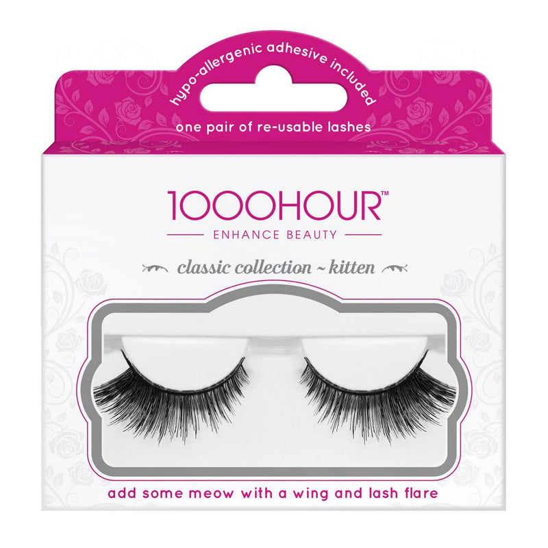 1000 Hour Classic Collection - Kitten Re-Usable Lashes 1 Pair