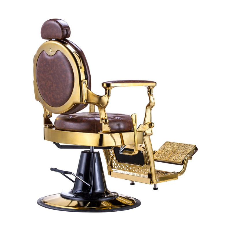 Karma Gold Coast Barber Chair 04030203 - Brown Back