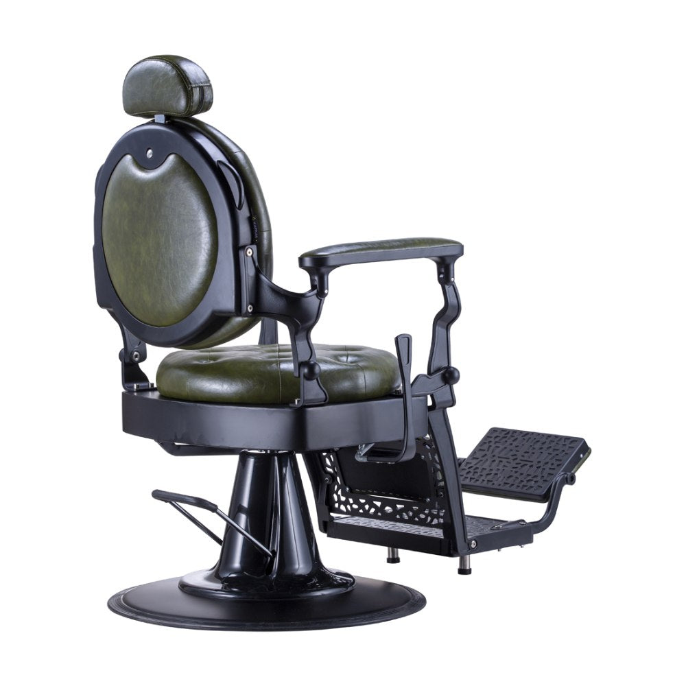 Karma Gold Coast Barber Chair 04030901 - Green & Black Barber Chair Karma