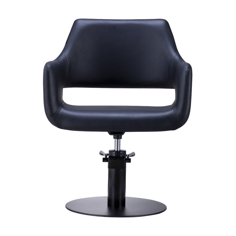 Karma Orange Salon Chair 02100101 - Black Front