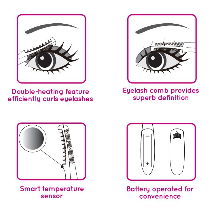 1000 Hour Eye Essentials Heated Eyelash Curler