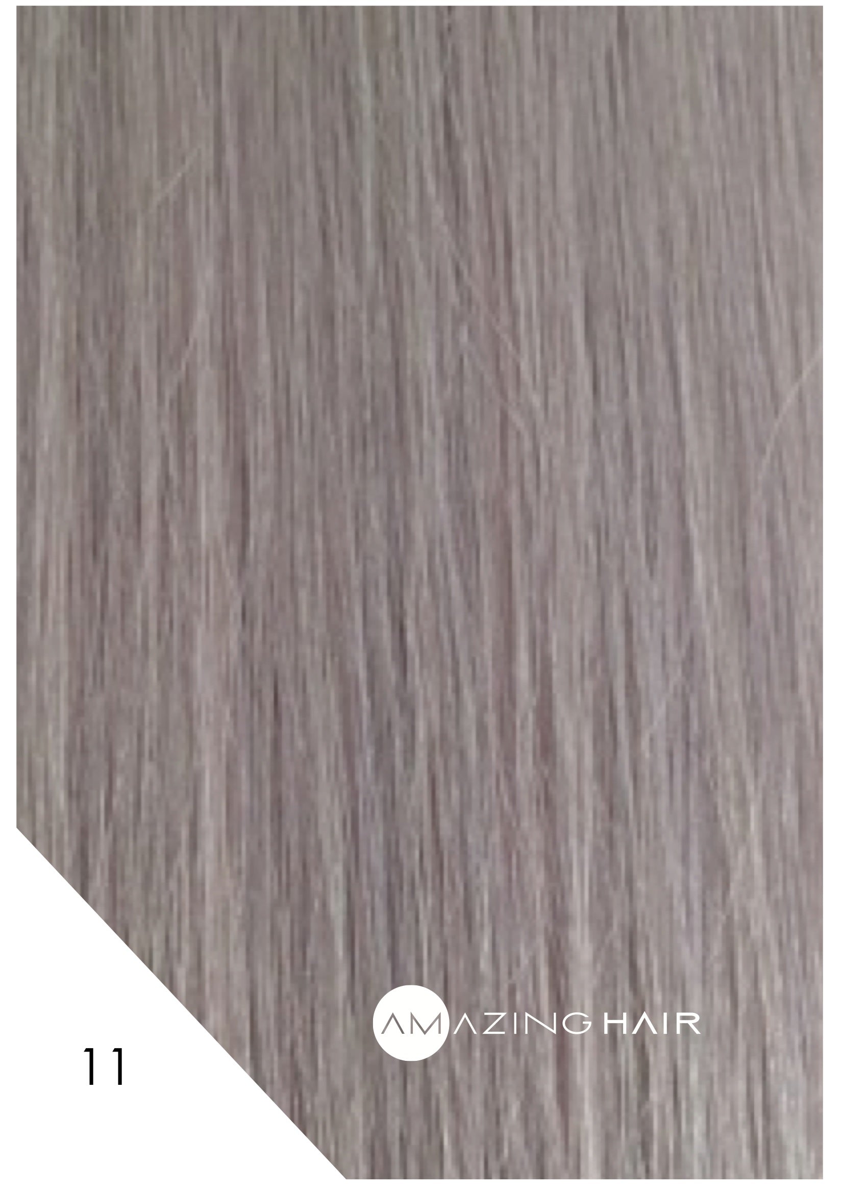Amazing Hair Tape Extensions 20" #11 Silver Grey Extensions Amazing Hair
