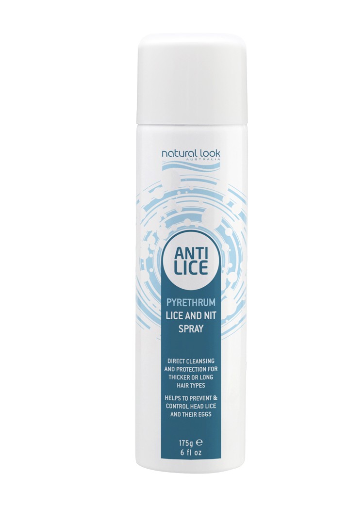 Natural Look Anti-Lice and Nit Spray 175g Hair Lice Product Natural Look