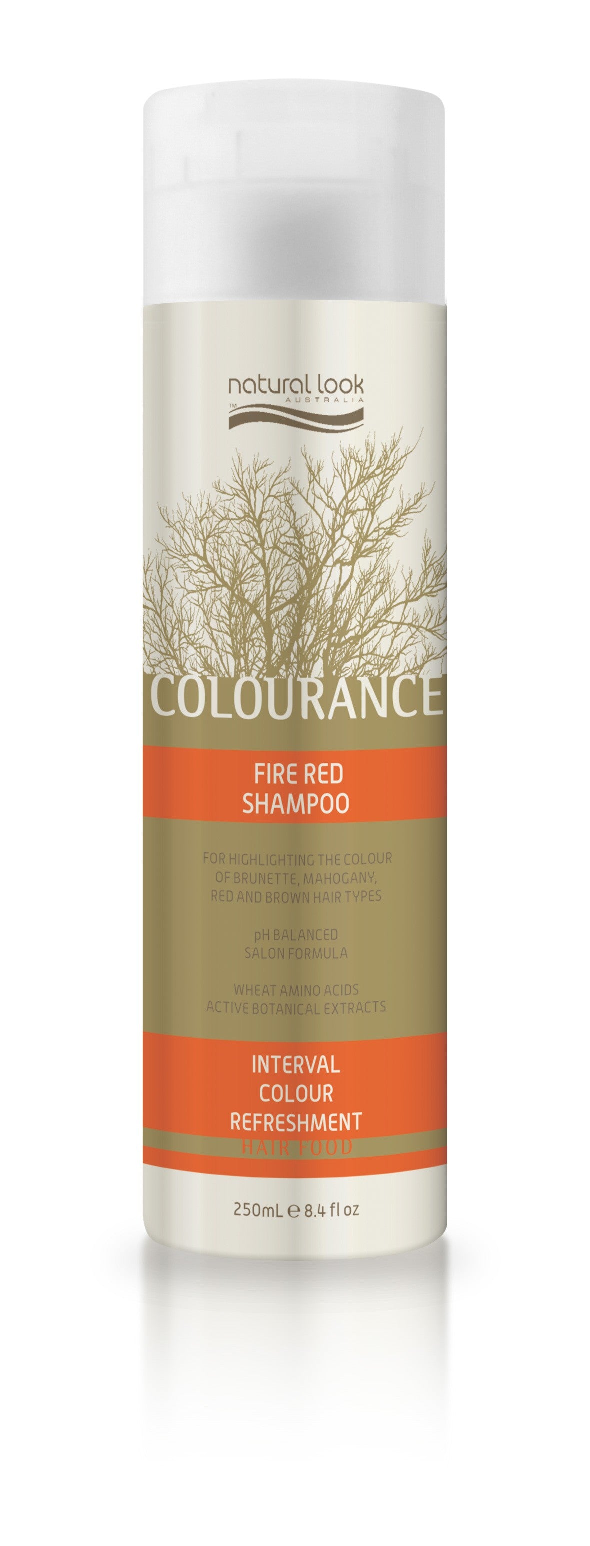 Natural Look Colourance Fire Red Shampoo 250ml Shampoo/Conditioner Natural Look