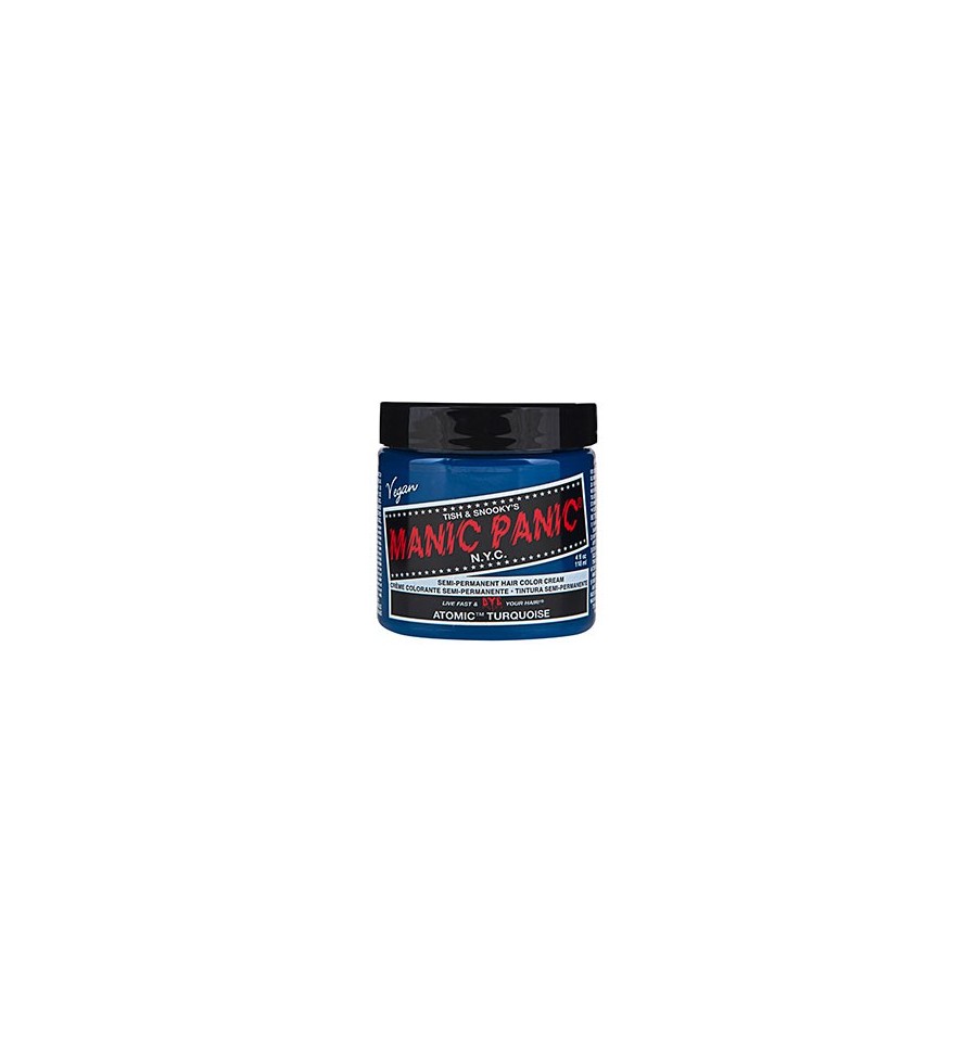 Manic Panic Atomic Turquoise Classic Cream 118ml Hair Colours - Semi Permanent Manic Panic