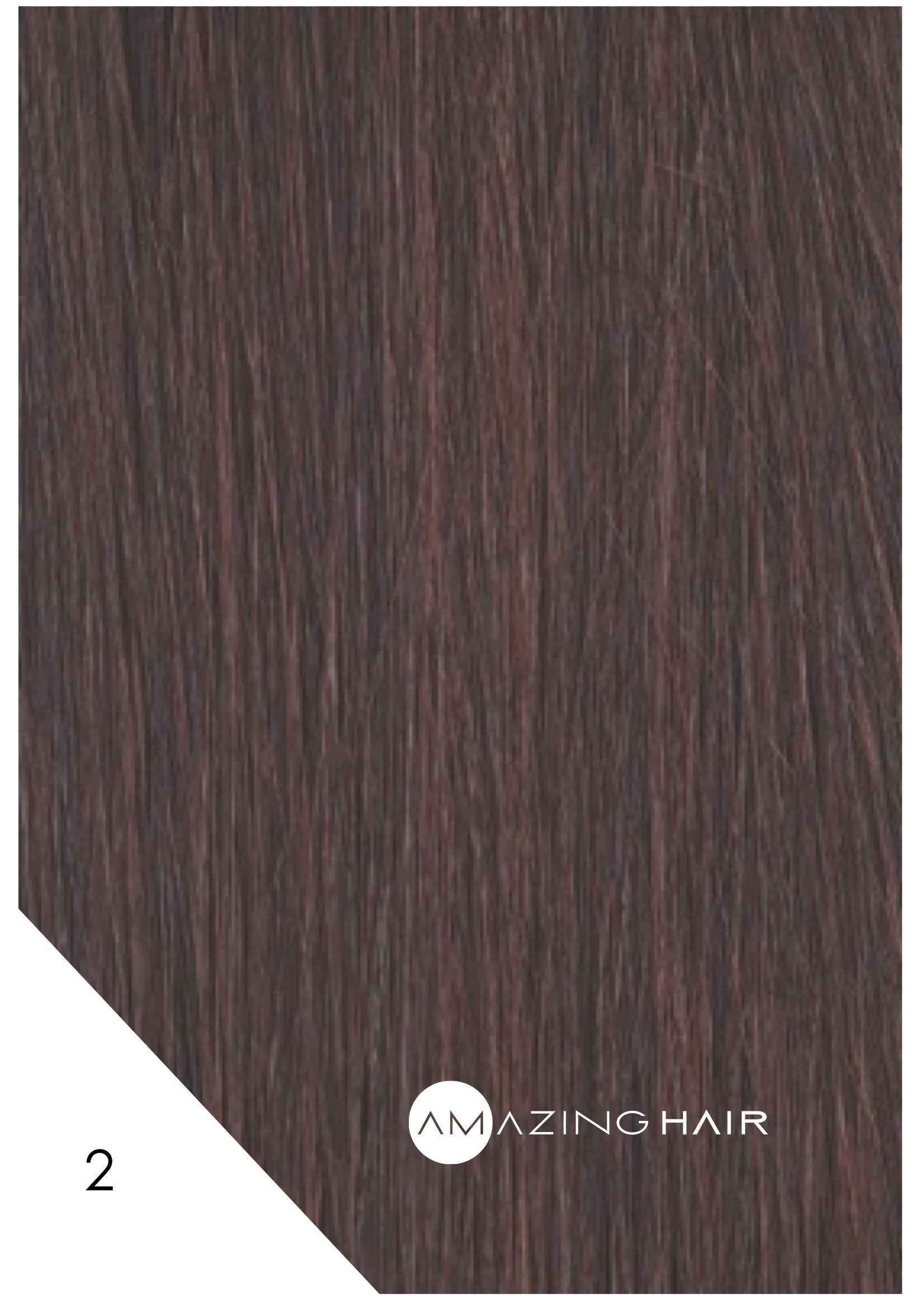 Amazing Hair Clip-In Extensions 20inch 7pc #2 Chocolate Brown Extensions Amazing Hair